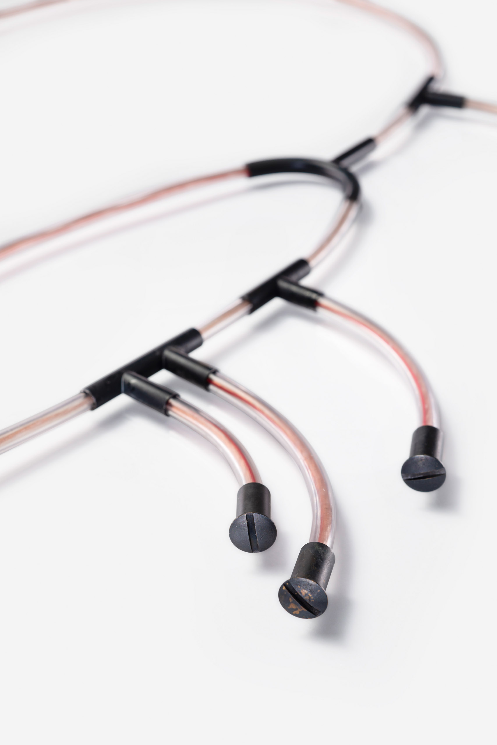 Iris Merkle contemporary jewelry - necklace STETHOSCOPE Iris Merkle contemporary jewelry - necklace STETHOSCOPE